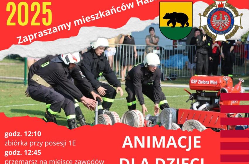 Gminne Zawody Sportowo-Pożarnicze w Zielonej Wsi – 31 maja