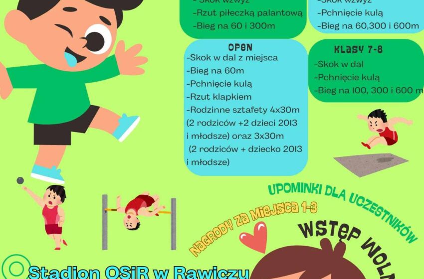  III Piknik Lekkoatletyczny w Rawiczu – sportowe zakończenie wakacji 2025