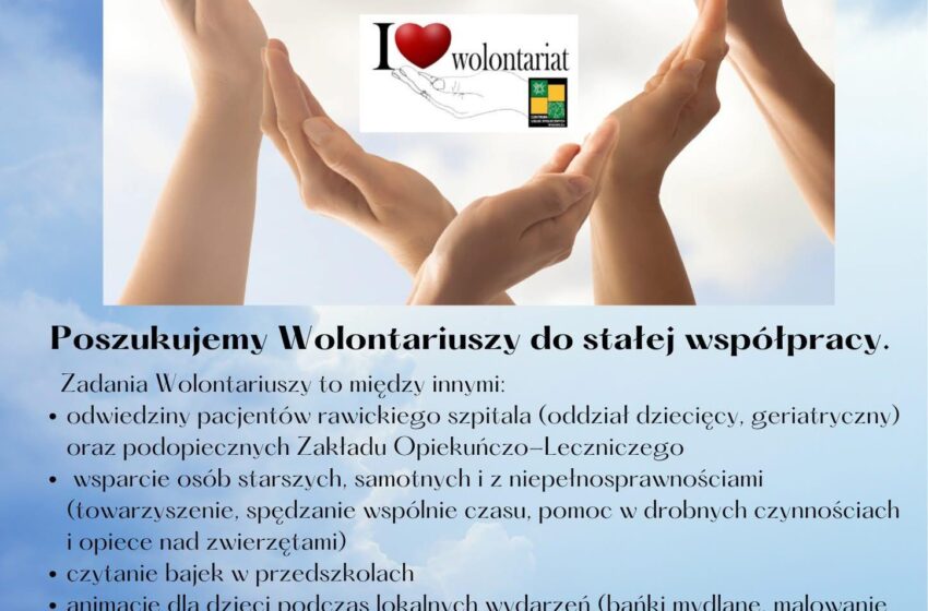 Dołącz do wolontariatu w Rawiczu – pomagaj i rozwijaj się!