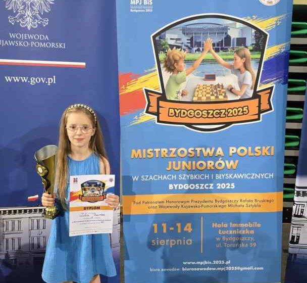  Wielki sukces Zosi Psarskiej na Mistrzostwach Polski Juniorów w Bydgoszczy